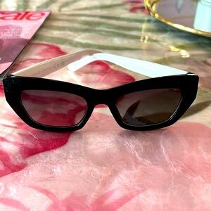 Vince Camuto, black and white sunglasses